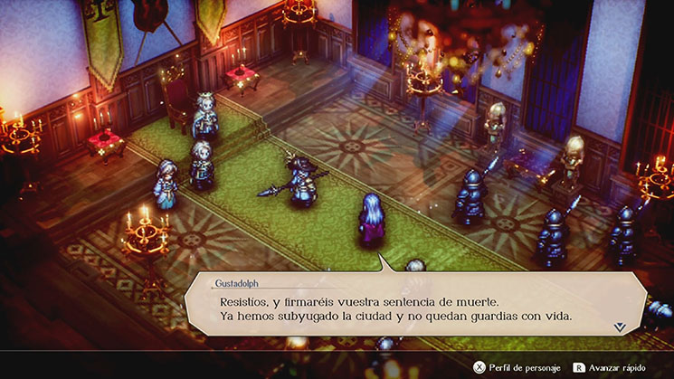 Gustadolph atacando Glaucoburgo
